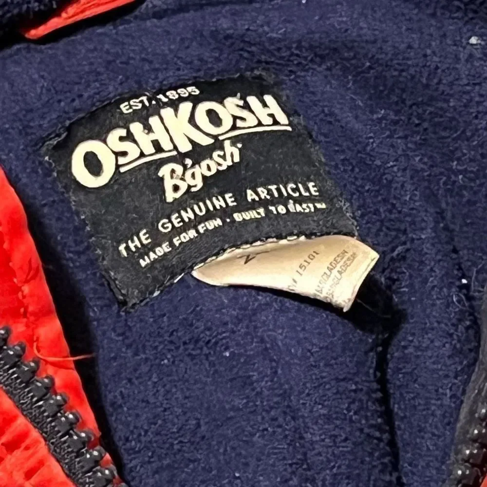 Osh‎ Kosh 24 month fleece lined puffer coat with hood ￼